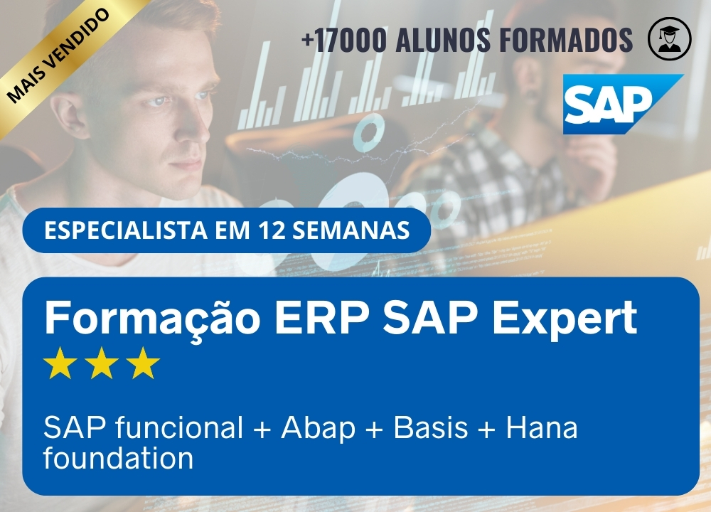 Formao ERP SAP Expert (Sap funcional + Abap + Basis + Hana foundation)