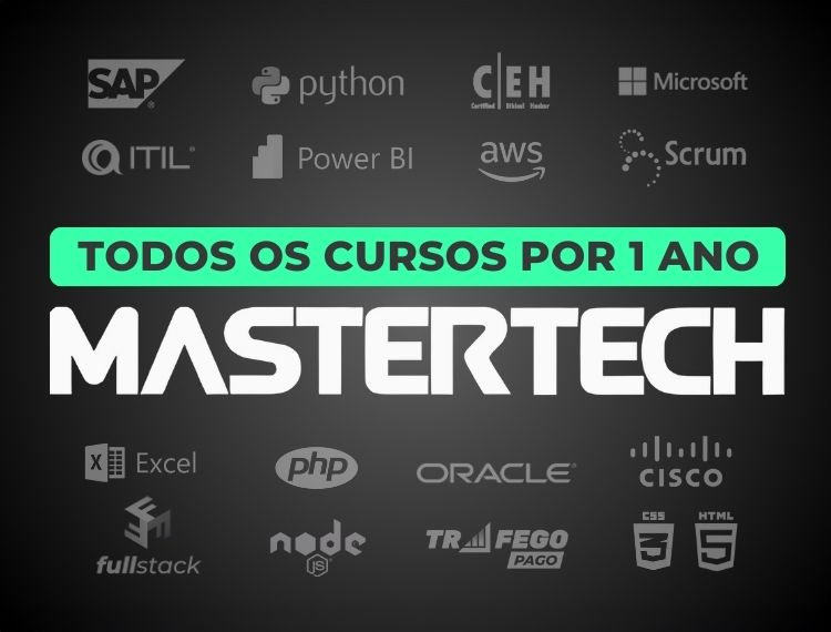 Assinatura MasterTech: 12 Meses de Acesso a Todos os Cursos Presenciais e Online ao Vivo